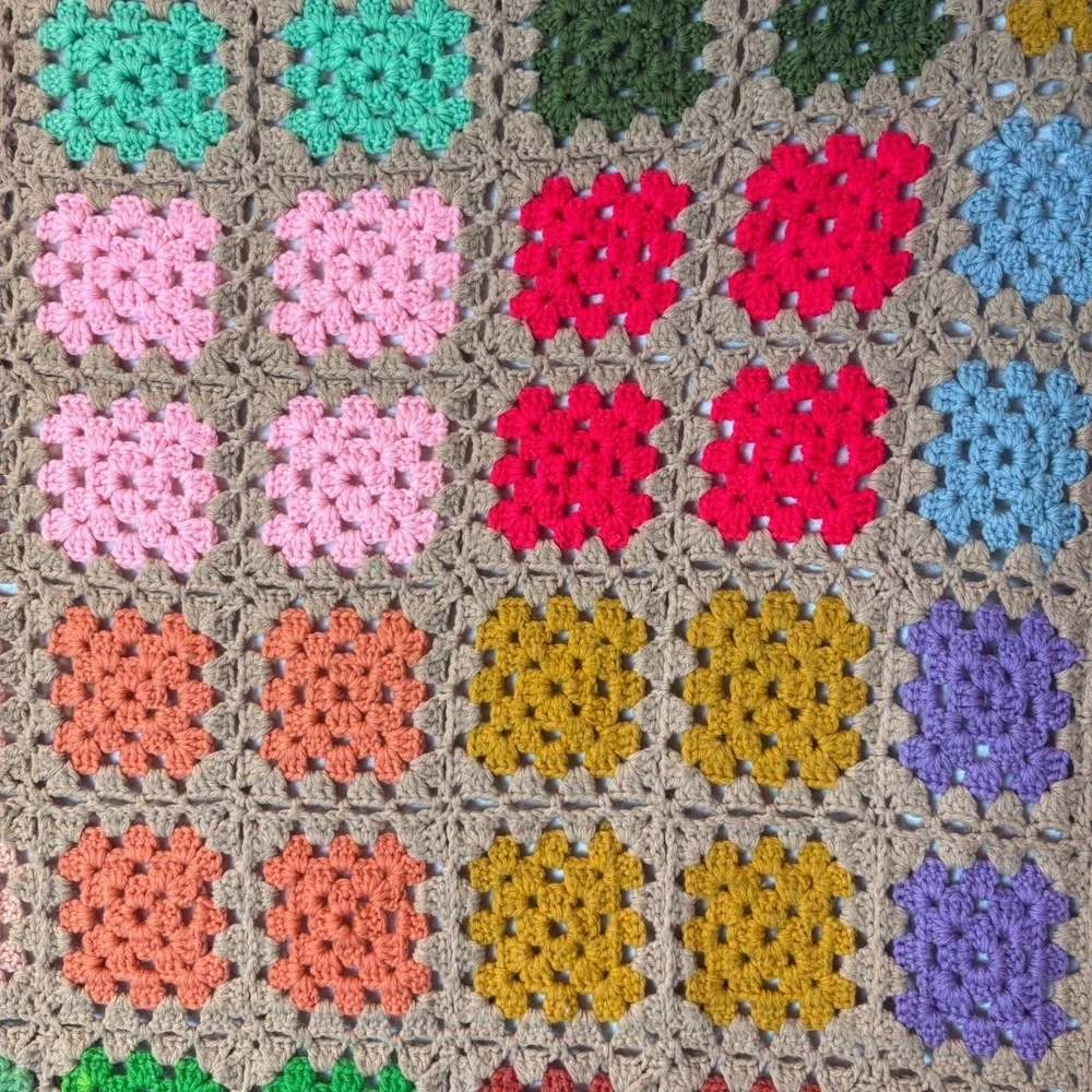 Handmade crochet granny